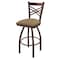 Holland Bar Stool Co 30" Swivel Bar Stool, Bronze Finish, Canter Sand Seat 82030BZ013 - alternate 1